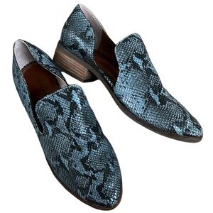 EUC Lucky Brand Leather Garney Loafers Size 9 1/2